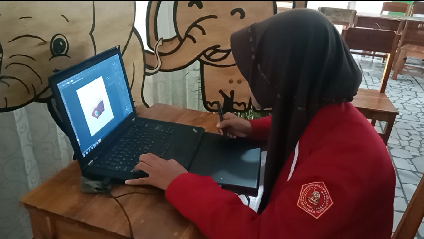 Ekstrakurikuler Ilustrasi SMP Islam YPI 1 Braja Selebah